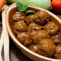 Boulettes sauce lapin